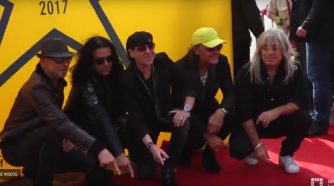 Scorpions' receive Walk of Fame Star in Krakow, Poland